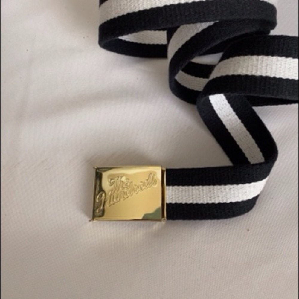 The Hundreds Explore Web Belt Black/White